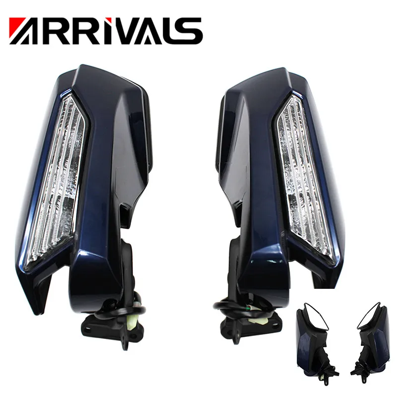 Мотоцикл светодиодный сигнальный светильник с двумя объективами зеркала