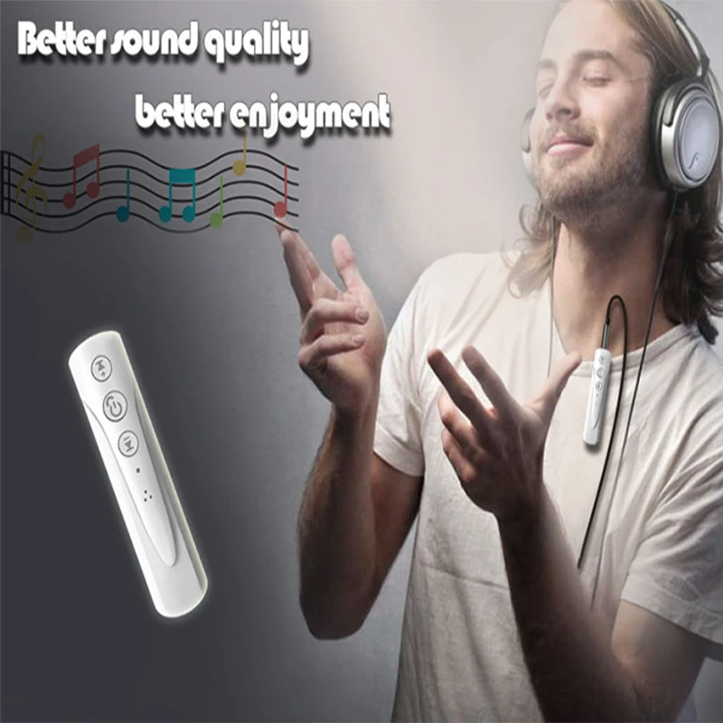 

Bluetooth-динамик KEBIDU с разъемом AUX 3,5 мм, беспроводной приемник, MP3-плеер, Автомобильный аудиоплеер, наушники, громкая связь, с микрофоном