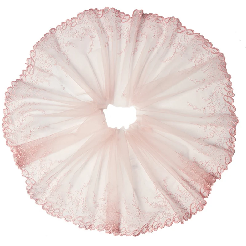 Кружевная занавеска из полиэстера с цветочной вышивкой мягкая кружевная для