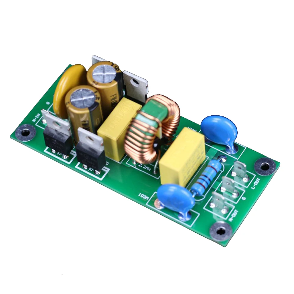 

Two-stage EMI power filter Source filter Line 10A Version For Speaker Amplifier AC220V A2-016