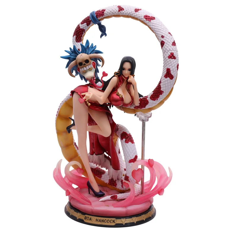 

Anime Sexy Girls Figure One Piece Boa Hancock with Light GK PVC Action Figure Statue Collectible Model Toys Doll Gifts 41cm