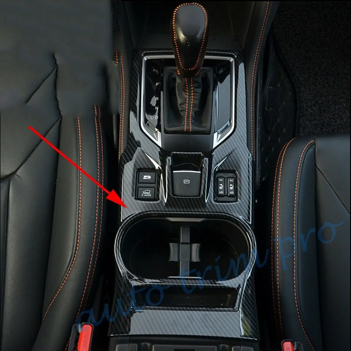 Аксессуары подходят для Subaru Crosstrek XV 2018 2019 2020 коробка переключения передач рамка