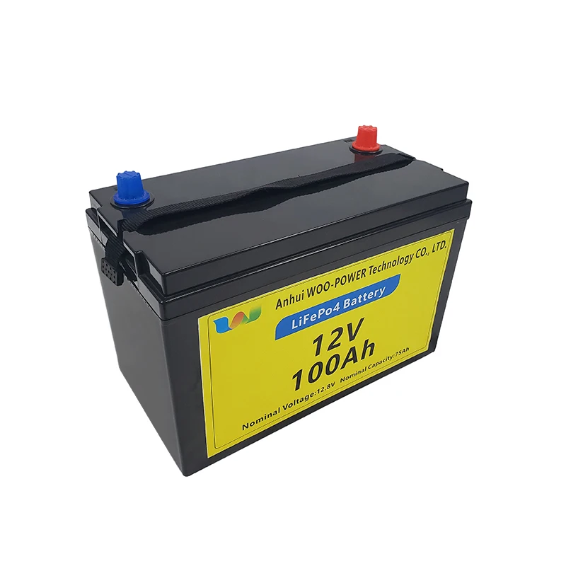 

solar lifepo4 12v lithium iron phosphate battery pack 100ah