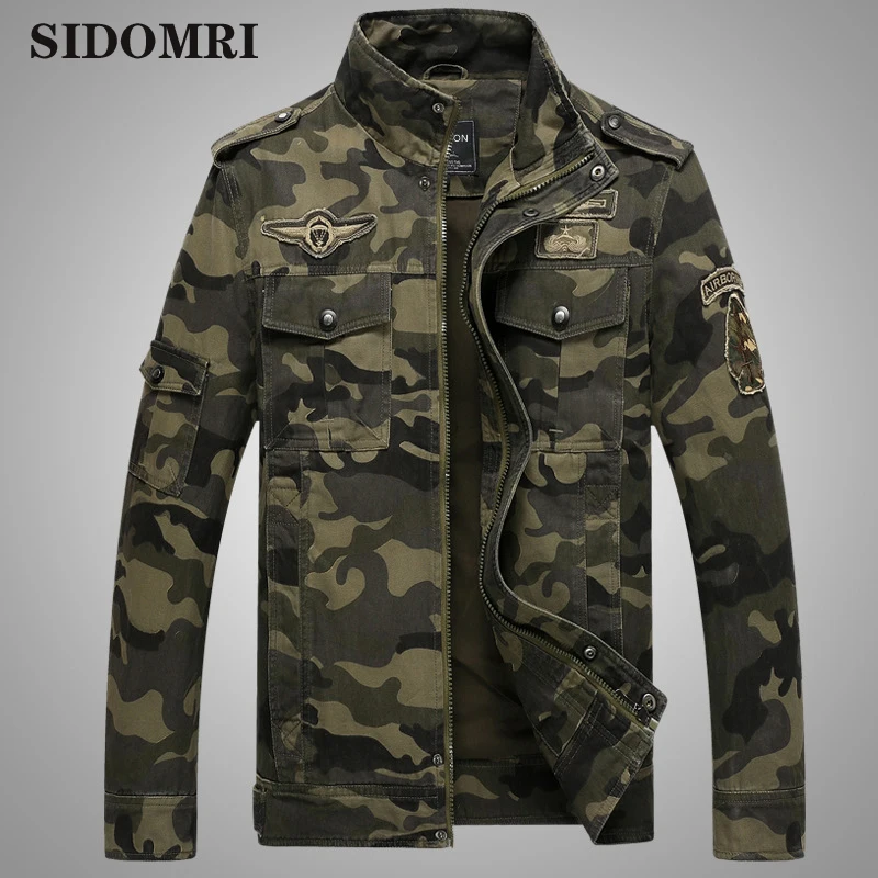 

Cotton Military Jacket Men 2021 Autumn Soldier MA-1 Style Army Jackets Male Brand Slothing Mens Bomber Jackets Plus Size M-4XL