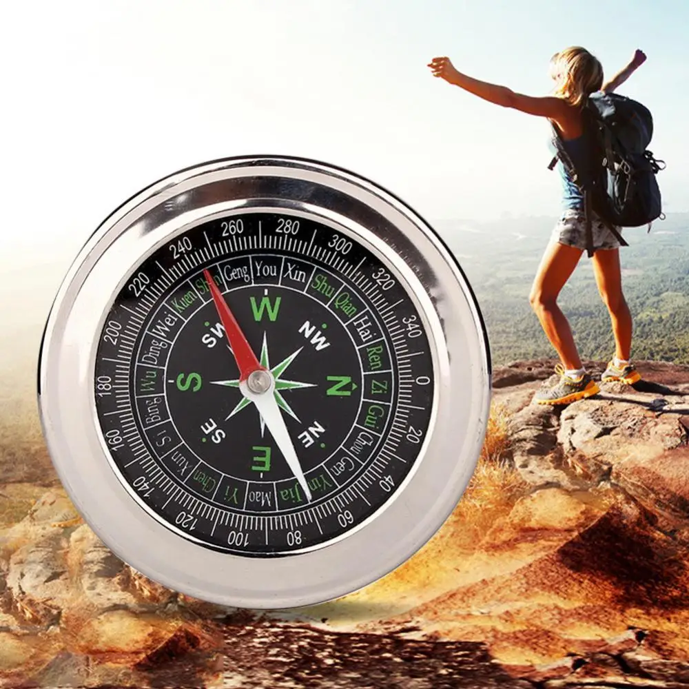 

Portable Pocket Watch Style Outdoor Camping Hiking Metal Navigation Compass