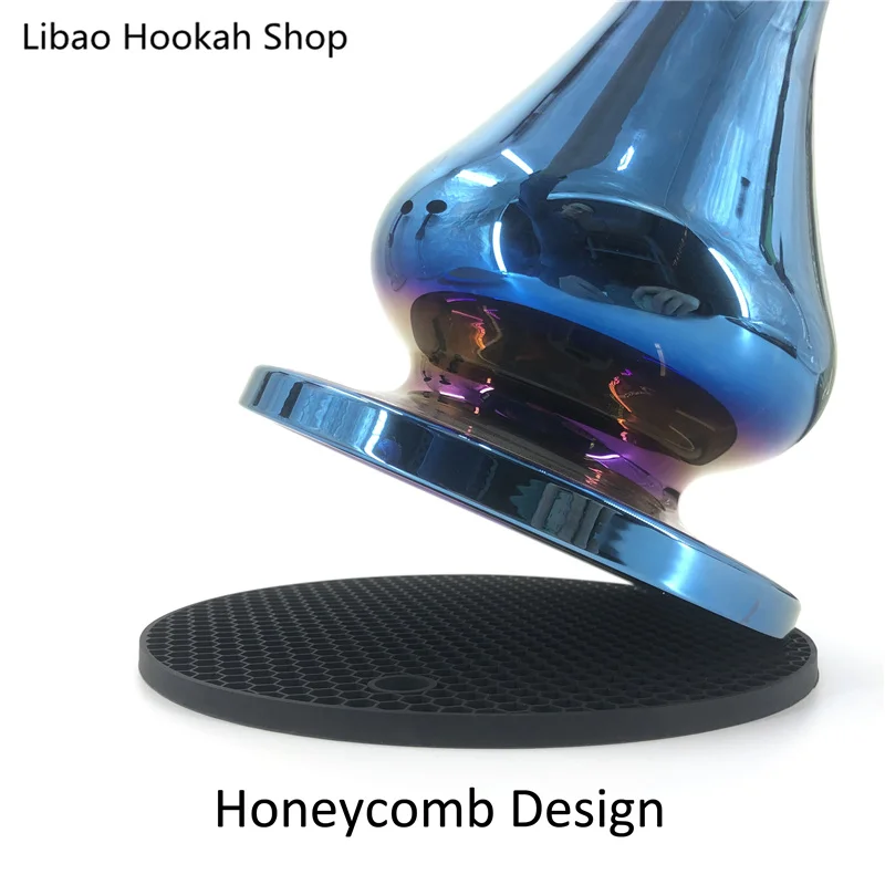 Силиконовый коврик для кальяна круглая сотовая набивка из искусственного стекла