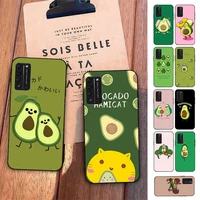 fhnblj cute avocado phone case for huawei honor 10 i 8x c 5a 20 9 10 30 lite pro voew 10 20 v30