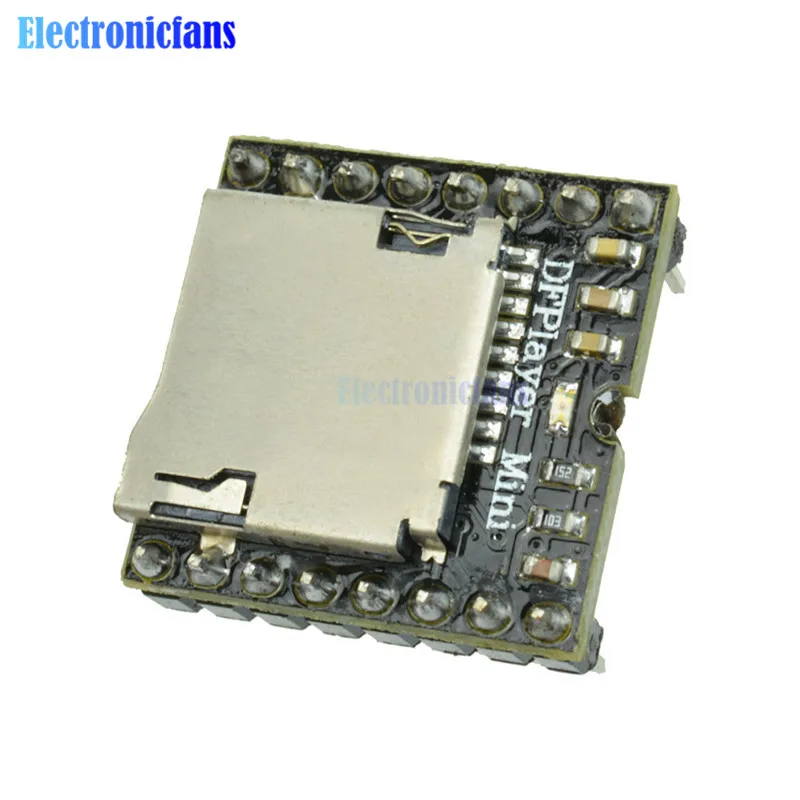 DFPlayer мини mp3-плеер модуль MP3 декодирование голоса доска для Arduino Sup порт ing TF карта u-диск IO/последовательный порт/AD