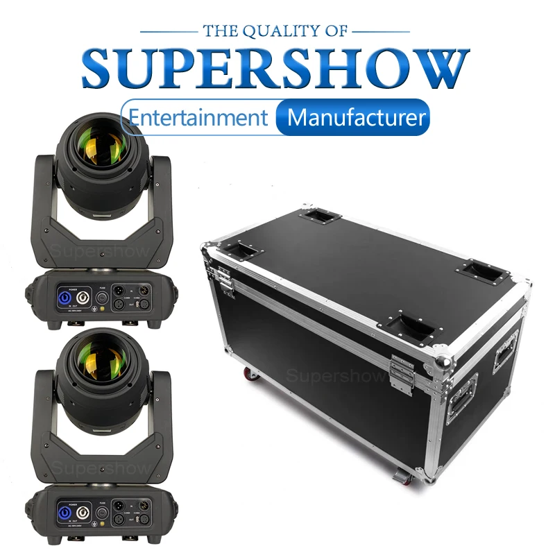 2 шт./лот Flycase 250 Вт 3 в 1 Светодиодная моющаяся головка с движущимся фокусным