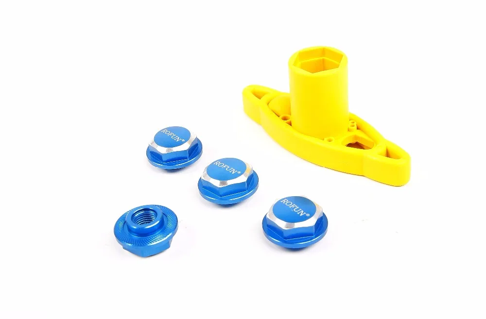 Пластиковый гаечный ключ и алюминиевая гайка колеса для 1/5 Losi 5ive T Rovan Lt King Motor X2 Rc