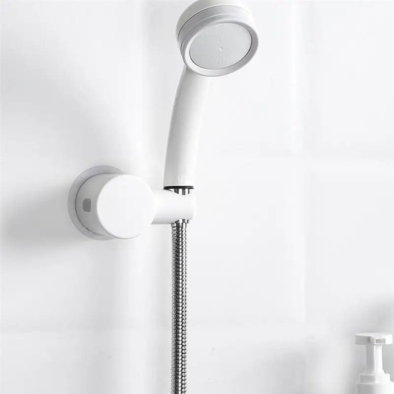 

1pc Shower Head Holder Universal Punch-free Shower Nozzle Holder Bracket (White)