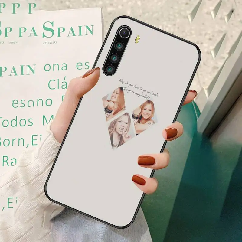 

Famous Female Singer Avril Soft Phone Cases For Redmi 7 8 9 A K20 30 Pro Note 8 9 Pro 9s