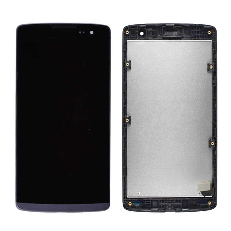 Для LG Leon H340 lcd h320 h324 H340N H326 MS345 C50 lcd дисплей кодирующий преобразователь сенсорного экрана в сборе с рамкой