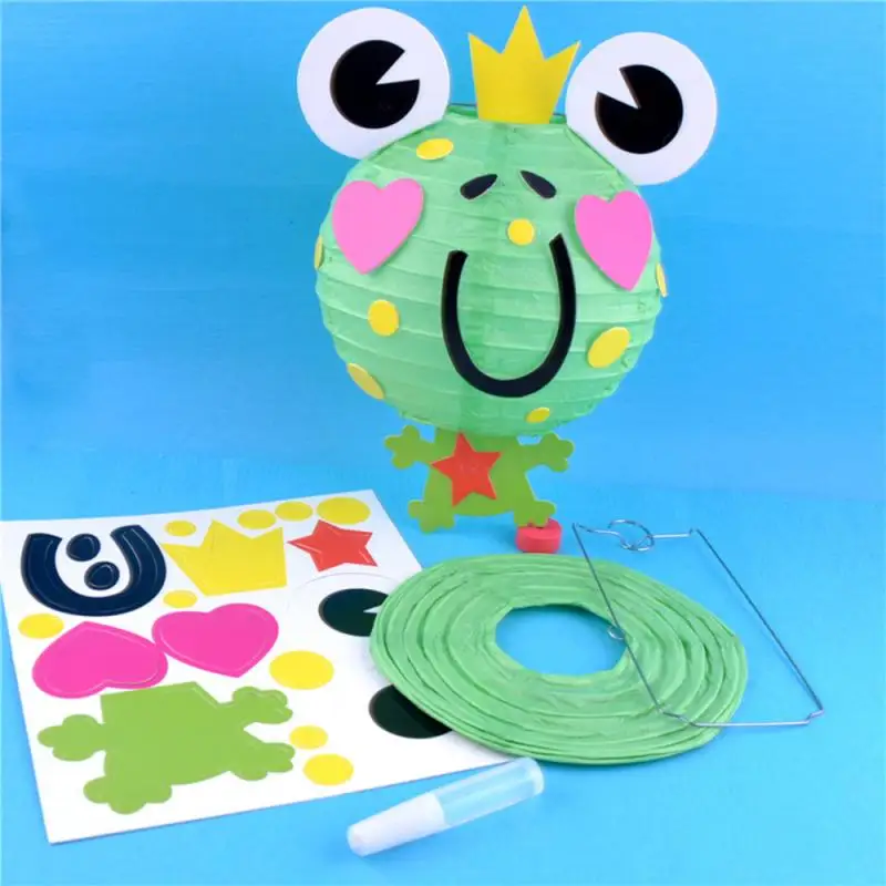 Новогодняя восточная культура благословение сделай сам фонарь животных цветной