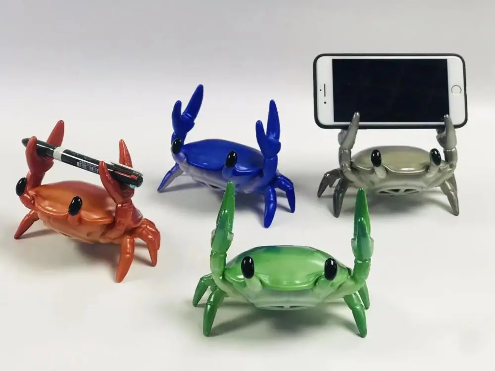 

Универсальный Bluetooth-Динамик F8 Crab, подставка для телефона, Беспроводная Bluetooth-колонка, TWS, мультяшная подарочная карта, поддержка домашнего ау...