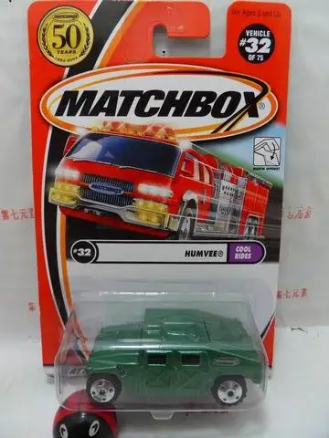 

Matchbox1/64 Hummer jeep Collection of Die-casting Simulation Alloy Model Car Children Toys