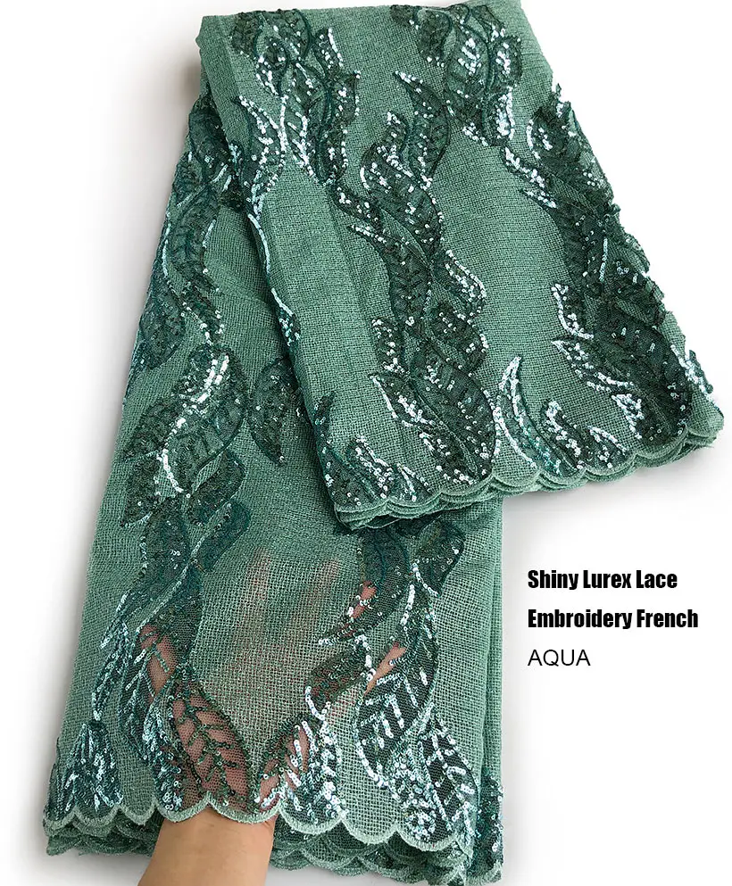 5 ярдов классическая французская кружевная блестящая сетчатая ткань с