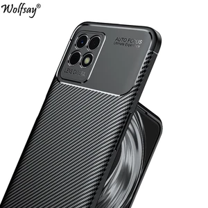 for oppo realme 8i case bumper silicone anti knock carbon fiber shockproof cover for realme 8i 8s 6s 7i 7 5g case for realme 8i