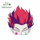 EARLFAMILY 13 см для Hisoka Hxh виниловые наклейки на машину солнцезащитный крем RV VAN автомобильные аксессуары графика аниме наклейка Campervan Наклейка Декор