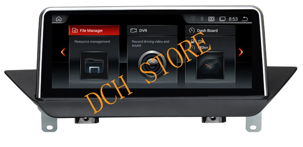 10 25 дюймов Android 0 автомобильный dvd плеер gps навигация радио стерео для BMW X1 E84 2012 2016