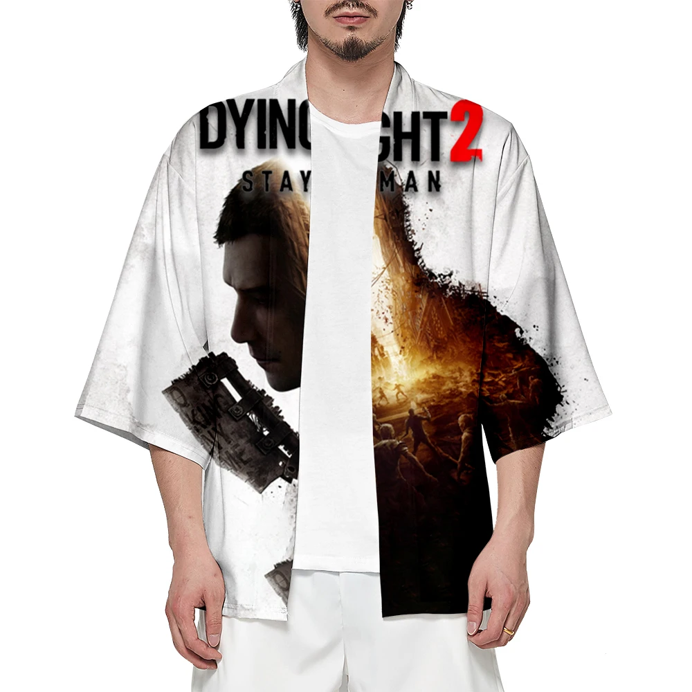 

WAWNI светильник 2 кимоно с 3D принтом, одежда для мужчин, кимоно, Пляжная рубашка, крутая, с коротким рукавом, 3D, большой размер, кимоно, Пляжная р...