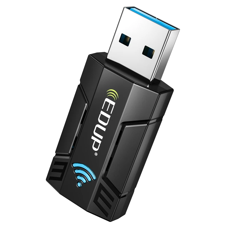 

Беспроводная сетевая карта EDUP 1300M USB3.0, Wi-Fi адаптер 2,4G & 5G, двухдиапазонный стабильный сигнальный адаптер для настольного ПК, ноутбука