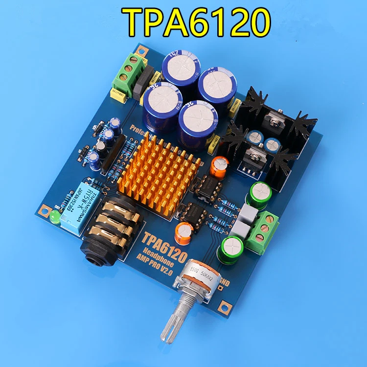 Плата усилителя для наушников TPA6120A2 HiFi усилитель с усилителем