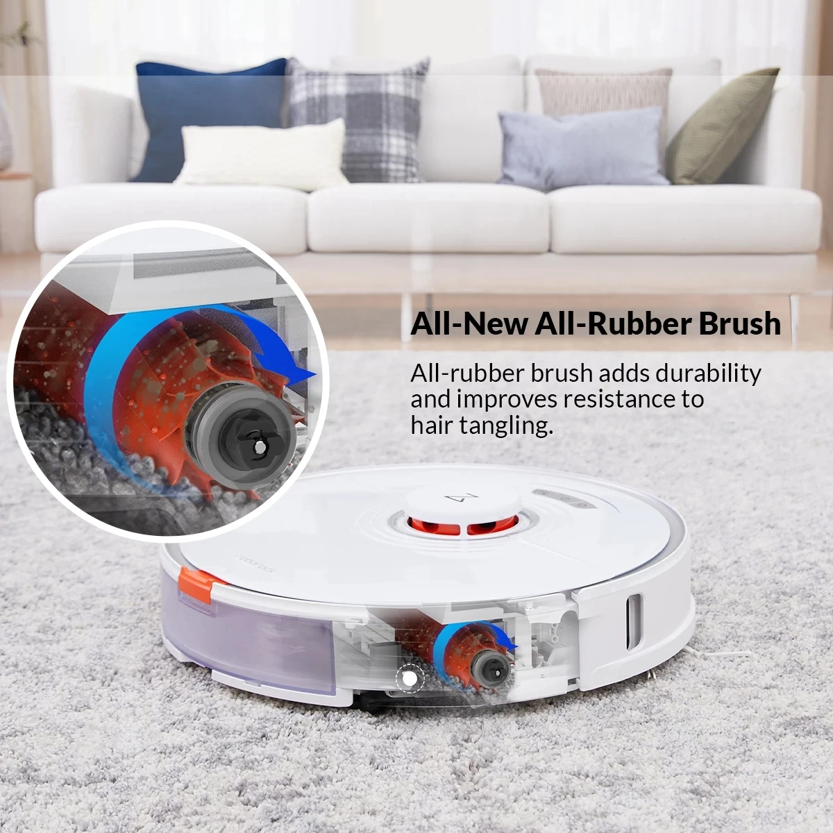Roborock S7 Vacuum Cleaner Robot For Home Laser Navigation sonic Vacuums Wet Dry Auto Mopping Sweeping Dust 0.5L Box | Бытовая техника