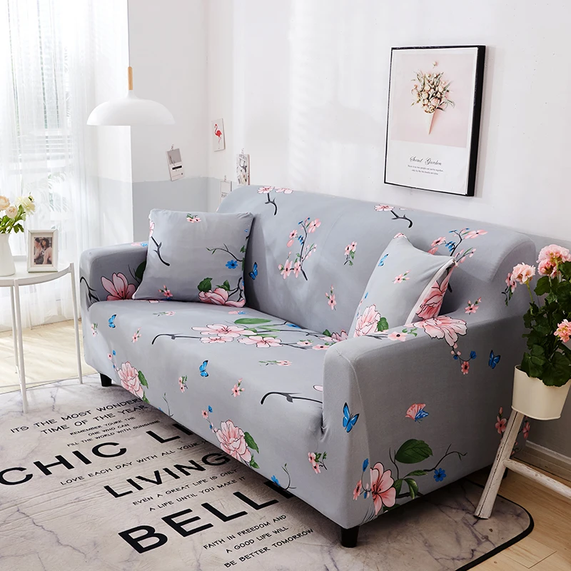 

1/2/3/4seats Elastic Stretch Sofa Covers Living Room L Shape Couch Cover Spandex Sofa Protectors Washable Dustproof Slipcovers