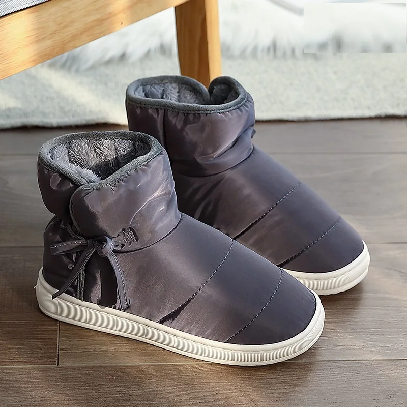 Зимняя мужская обувь теплые домашние тапочки в полоску Домашние меховые из