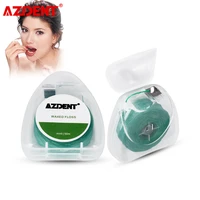 azdent dental flosser oral hygiene teeth cleaning mint flavored 50mroll