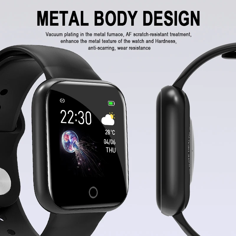 Смарт-часы Gorben с пульсометром оксиметром I5 для Apple Watch Android IOS | Наручные часы