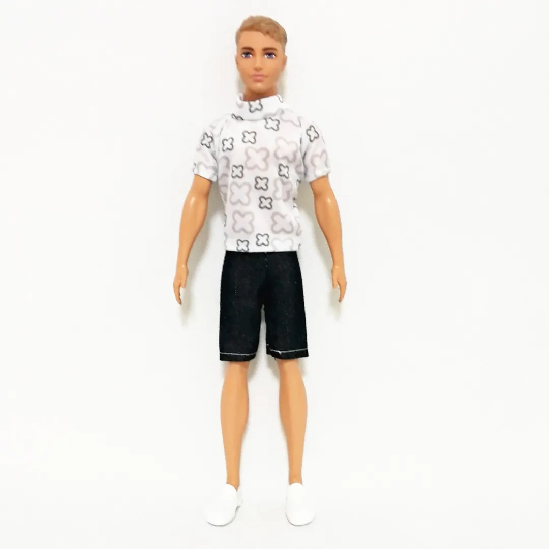 

Ken Boy Friend Fashion Outfit Set for Barbie BJD Doll Clothes Accessories Play House Dressing Up
