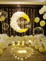 propose to decorate creative supplies indoor couples expression of ritual feeling props package room scene decoration
