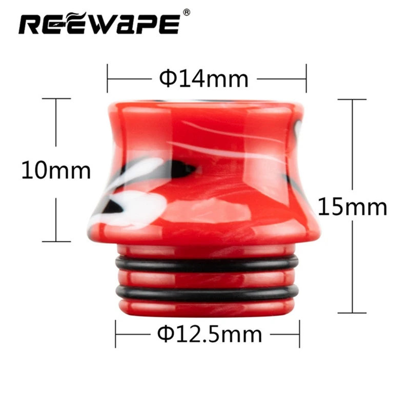 

1Pc 810 Drip Tip Epoxy Resin Vaper Mouthpiece For V8 Atomizer RDA RTA E Cig Vaporizador Mod Vape Accessories