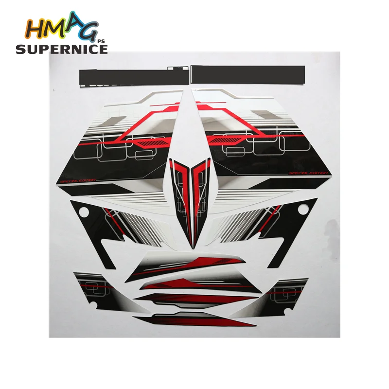 

Motorcycle For Kawasaki Ninja 300 Ninja300 High Quality Silkscreen Applique Applique Sticker Full Kit