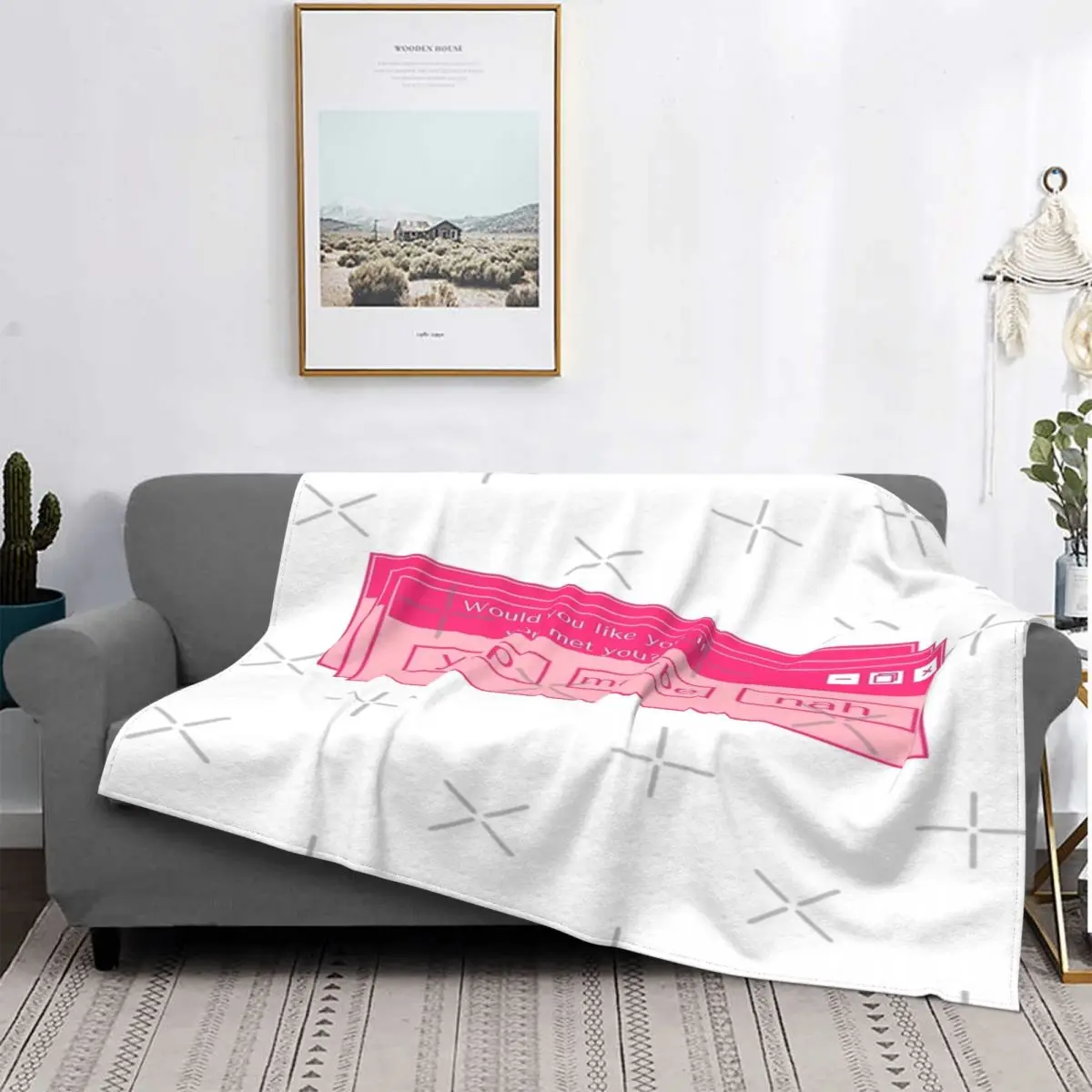 

Manta a cuadros para la cama, colcha Kawaii, Picnic