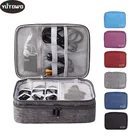 Дорожные портативные сумки для хранения аксессуаров, чехол для электронной камеры, USB, зарядного устройства, внешнего аккумулятора