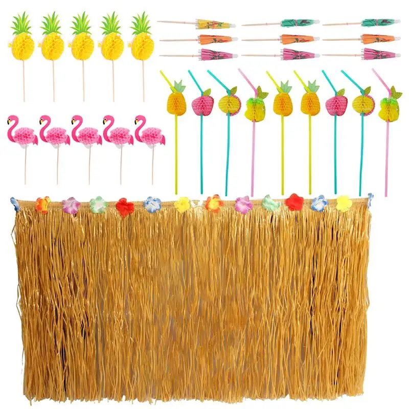 

Гавайский яркий зонт, гавайская Праздничная юбка, набор из 1 шт.