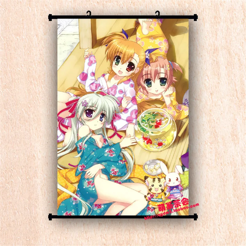 Японский декоративный Рисунок аниме Волшебная девушка лирическая Nanoha Takamachi &amp