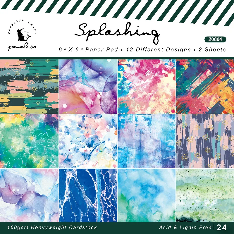 

24pcs/lot Memo Pads Material Paper Junk Journal Scrapbooking Cards Retro Background Decoration Paper