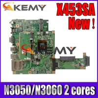 akemy x453sa laptop motherboard n3050n3060 2 cores for asus x453s x453sa x453 f453s mainboard test 100 ok