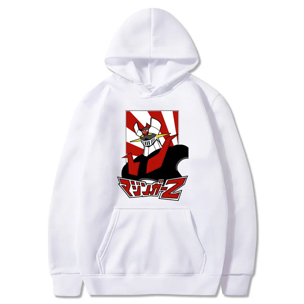 

Mazinger Z Hoodie Streetwear Hoodies Sweatshirt Men Hooded Tracksuit 2020 New Japanese Anime Autumn Winter Fleece Pullovers