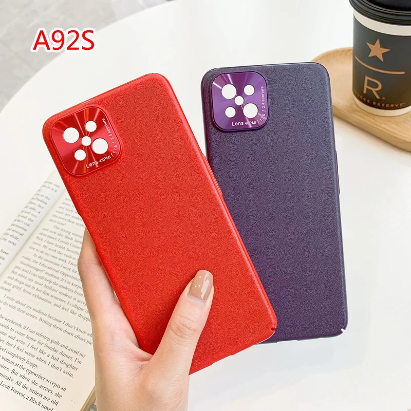 Чехол для телефона OPPO A92 роскошный жесткий чехол из поликарбоната с узором кожи