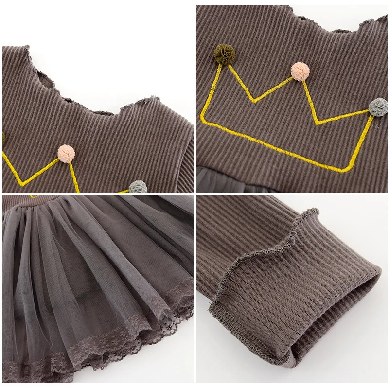 Winter Girls Christmas Dresses princess Knitted kids dress for girl Long-sleeved baby clothes Send backpack Clothing | Детская одежда и