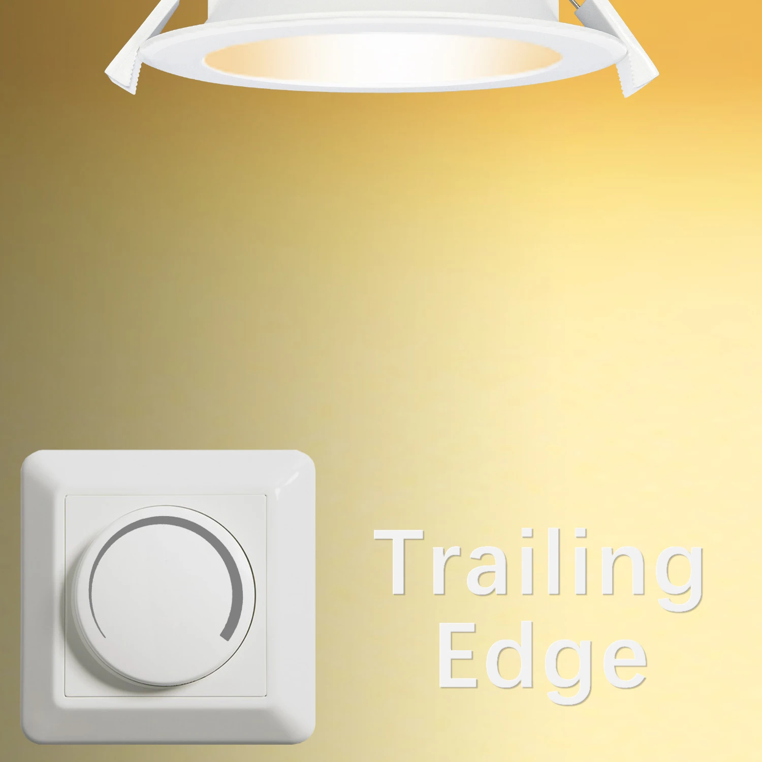 10 Вт Светодиодная Встраиваемая потолочная лампа с регулируемой яркостью Теплый