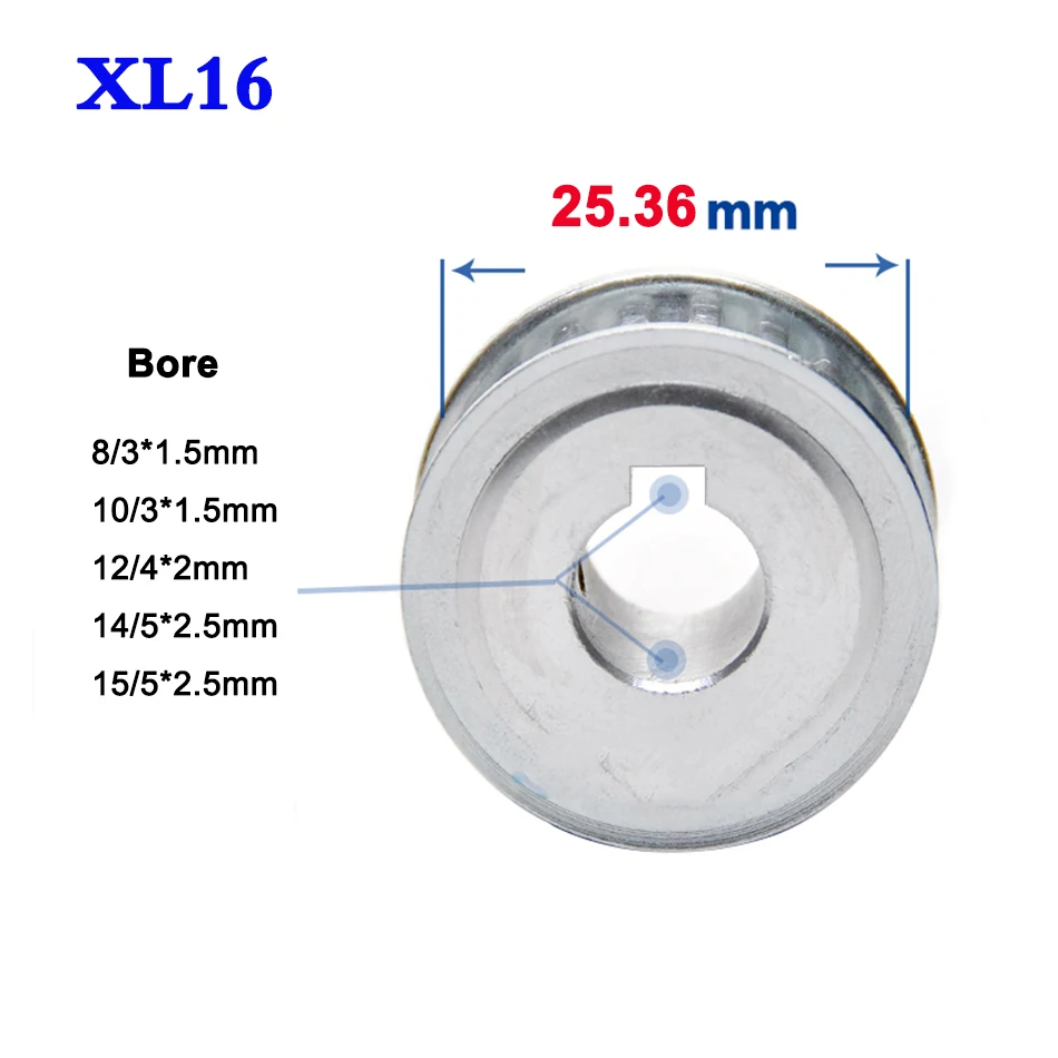 1 шт. зубчатый шкив с отверстием 8 19 мм для ширины 11 ремень синхронизации линейный