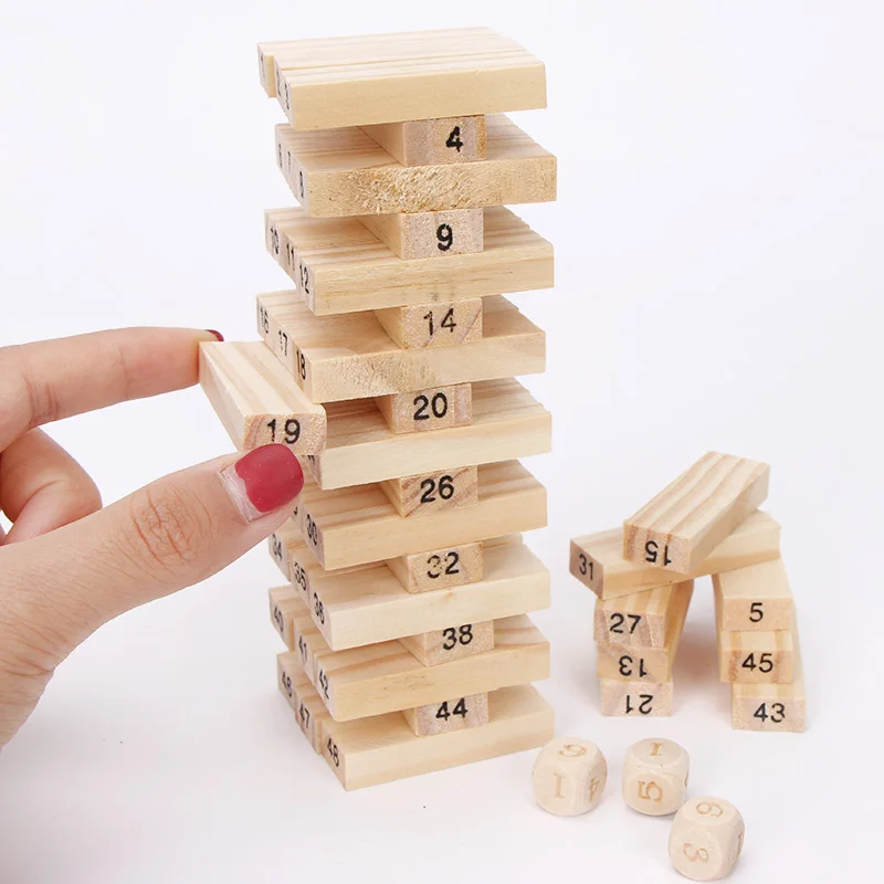 48 шт./компл. деревянные строительные блоки креативная укладочная игра радужные