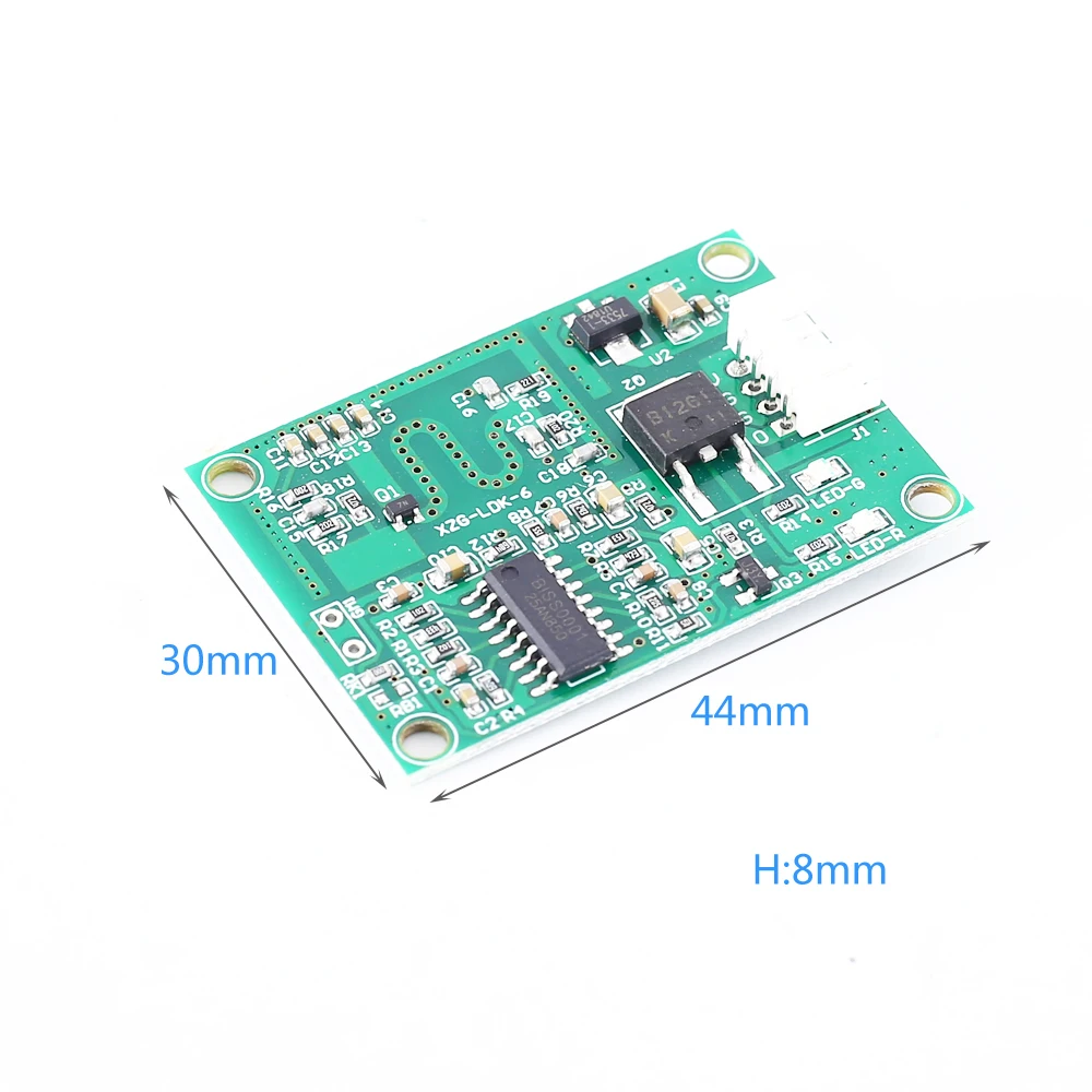 Microwave Radar Sensor Module 20W Voltage Output Switch Controller 5.8GHz DC 3.3V 5V 9V 12V 24V