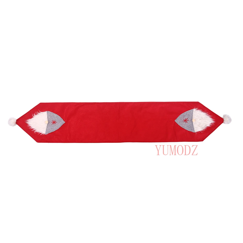 

2020 NEW Santa Claus Christmas tablecloth table party holiday decoration Christmas decoration table jacquard decoration supplies